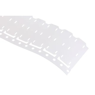 TE Connectivity White White Print Cable Labels 50.8 mm Width Polyolefin Material CM-SCE-1/2-6H-9