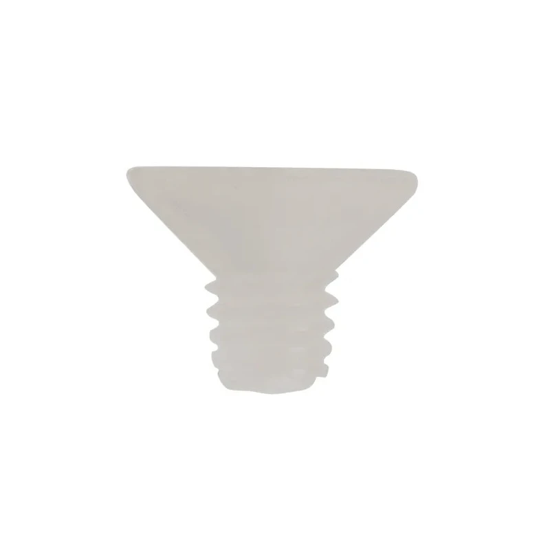 RS PRO Slot Countersunk Nylon Machine Screw M4 6 mm Plain Finish Nylon 6,6 232-6953