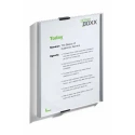 Durable White Out-of-door Plate A4 Sheets, Anodised Aluminium Door Sign Holder, Wall Mounted Frame, Model 480623