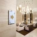 Durable White Out-of-door Plate A4 Sheets, Anodised Aluminium Door Sign Holder, Wall Mounted Frame, Model 480623