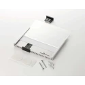 Durable White Out-of-door Plate A4 Sheets, Anodised Aluminium Door Sign Holder, Wall Mounted Frame, Model 480623