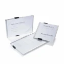 Durable White Out-of-door Plate A4 Sheets, Anodised Aluminium Door Sign Holder, Wall Mounted Frame, Model 480623