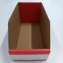 RS PRO Cardboard Storage Bin, 200 mm x 100 mm x 100 mm, Red 228-1116