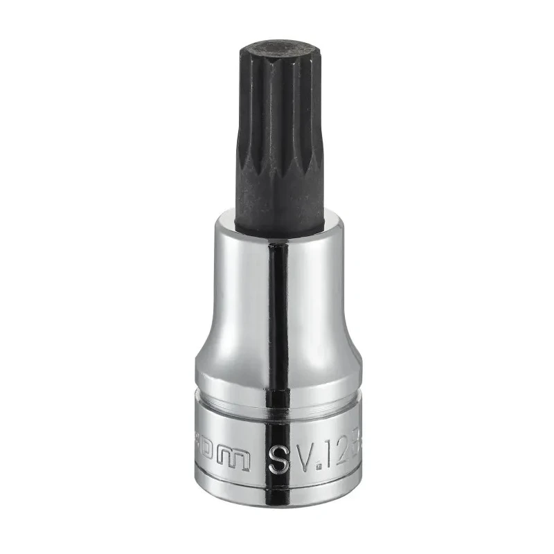 Facom 1/2 in Drive 12 mm Bit Square Socket, 60 mm Overall Length SV.12B