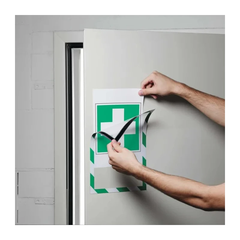 Durable Wall-Mount Frame White Green A4, 323 mm Height, 236 mm Width 4945131