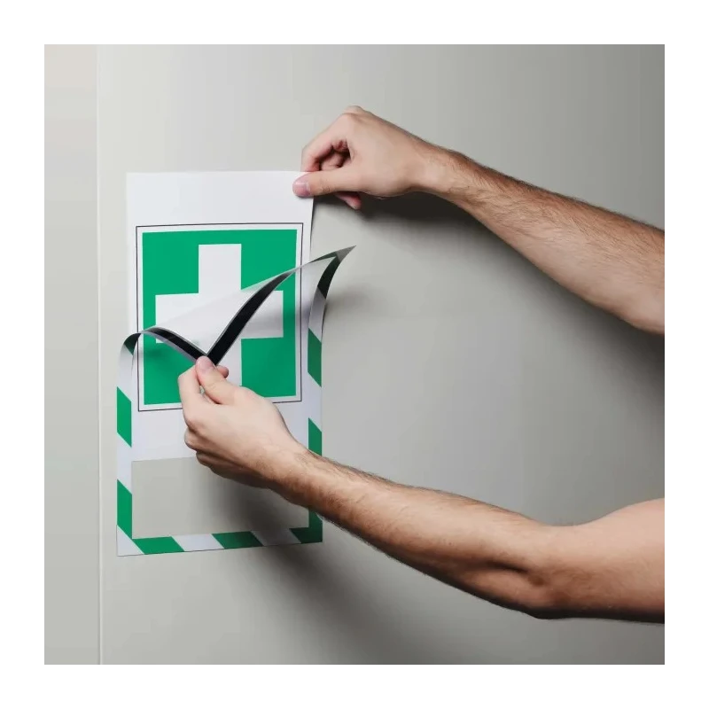 Durable Wall-Mount Frame White Green A4, 323 mm Height, 236 mm Width 4945131