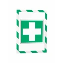 Durable Wall-Mount Frame White Green A4, 323 mm Height, 236 mm Width 4945131