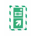 Durable Wall-Mount Frame White Green A4, 323 mm Height, 236 mm Width 4945131
