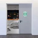 Durable Wall-Mount Frame White Green A4, 323 mm Height, 236 mm Width 4945131