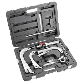 Facom Hydraulic Bearing Puller 10 t Force, 20-Piece Set U.312HJ3