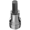 Facom 1/2 in Drive 4 mm Hexagon Square Socket, Bright Chrome Finish, 60mm Length STM.4
