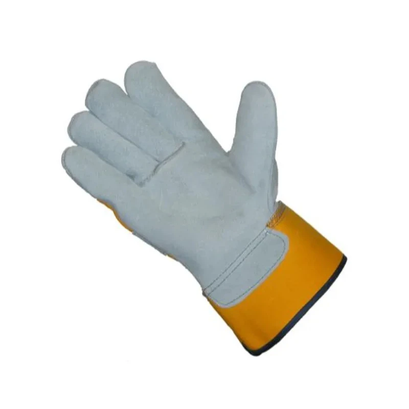 Liscombe Grey Leather Work Gloves Size 9 Leather Coating 559L