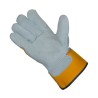 Liscombe Grey Leather Work Gloves Size 9 Leather Coating 559L