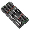 Facom Phillips, Hexagon, Pozidriv, Torx, Slotted Protwist Screwdriver Set, 10-Piece MOD.AT6