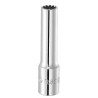 Facom 1/4 in Drive 5/16 in Spline Square Socket Chrome Vanadium Steel, 50mm Overall Length R.10SEL
