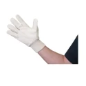 Liscombe White Cotton Work Gloves Size 9 Drill Cotton Coating 699L