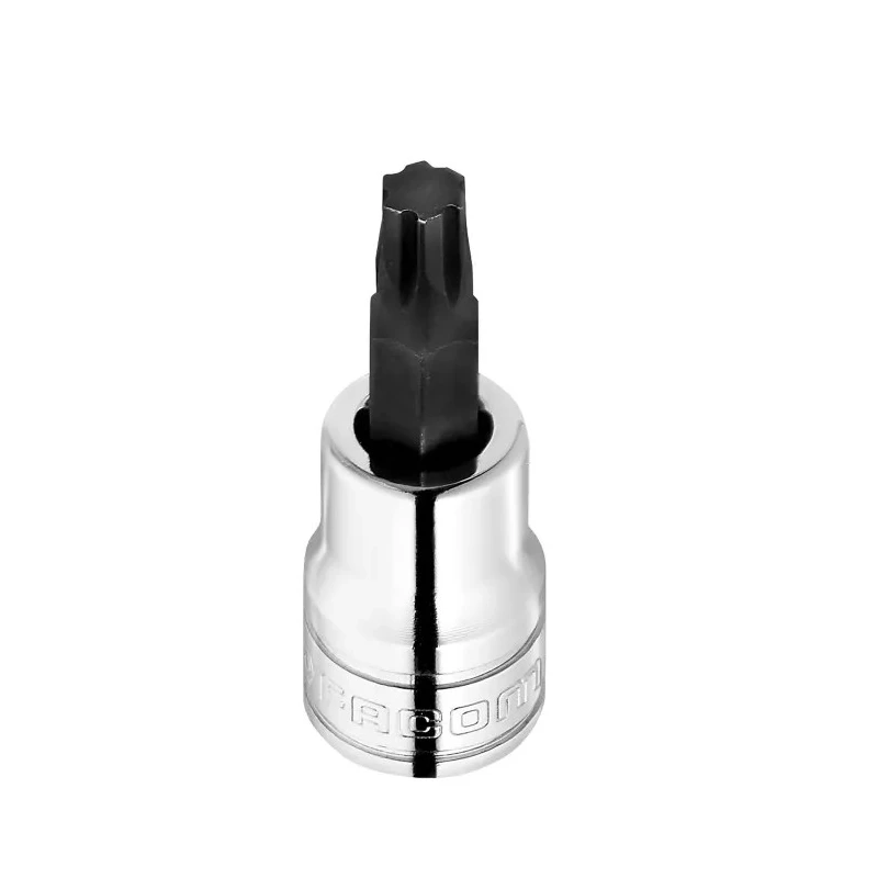 Facom Socket 3/8 in Drive 6 mm Hexagon Square, Bright Chrome Finish, 47.5mm Overall Length JTM.6GRP