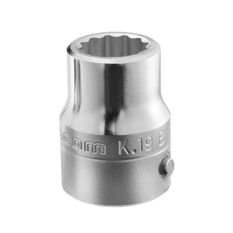 Facom 3/4 in Drive 1 in 12 Point Square Socket with 52.5mm Overall Length K.1PB