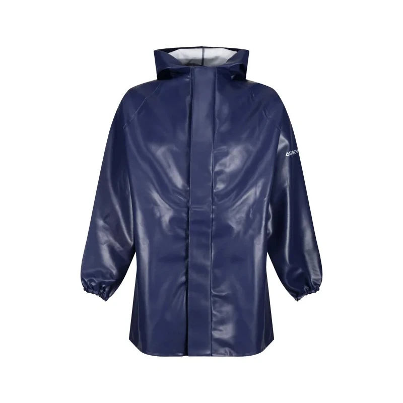 Skytec Navy Reusable Overall Chemical Resistant Polyvinyl Chloride Zipper Velcro Closure Size 2XL CCCHJ/002300/NY5