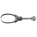 Facom 105 - 145 mm Jaw Capacity Oil Filter Wrench, 300mm Overall Length, Metal Handle U.46PL