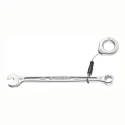 Facom Combination Spanner 32 mm, 355mm Overall Length, Chrome Finish, 12-Point Ring, 15° Offset Angle 440.32SLS