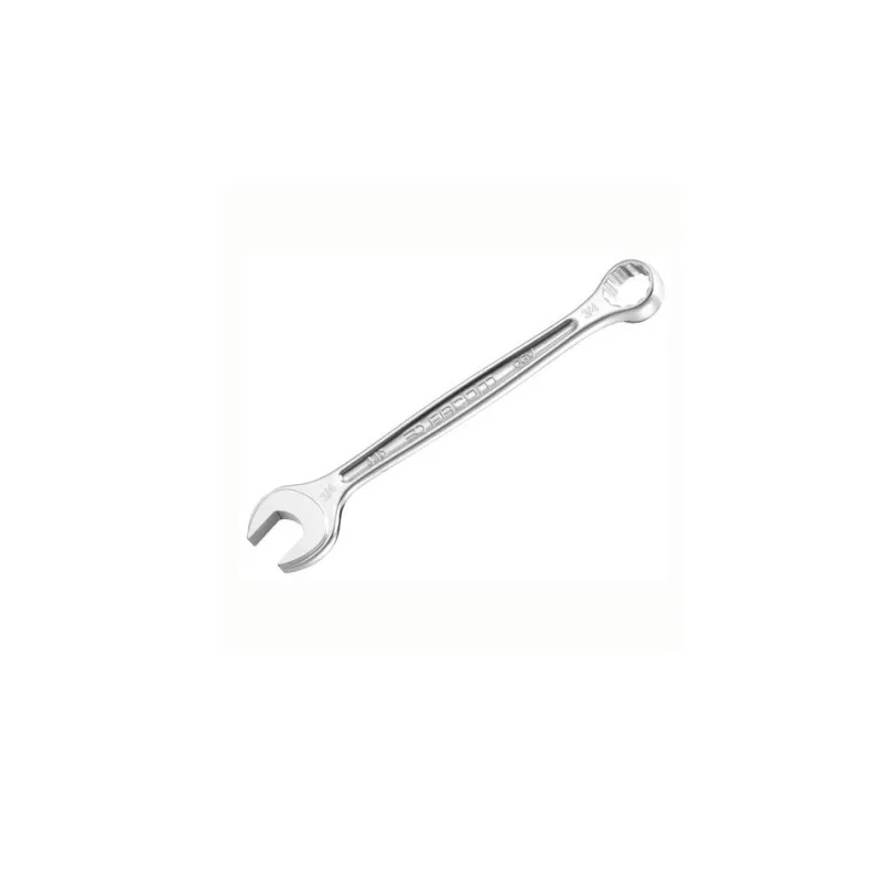 Facom Combination Spanner 15/16 in, 267mm Overall, Chrome Finish 12 Point Standard Head 15° Offset 440.15/16