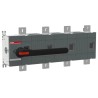 ABB 4-Pole Screw Mount Switch Disconnector IP65, IP00, 1000V OT Series 1SCA100764R1001