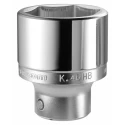 Facom 3/4 in Drive 19 mm 6 Point Square Socket, Satin Chrome Finish, 51mm Overall Length K.19HB