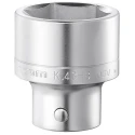 Facom 3/4 in Drive 50 mm 6 Point Square Satin Chrome Socket, 75mm Overall Length K.50HB