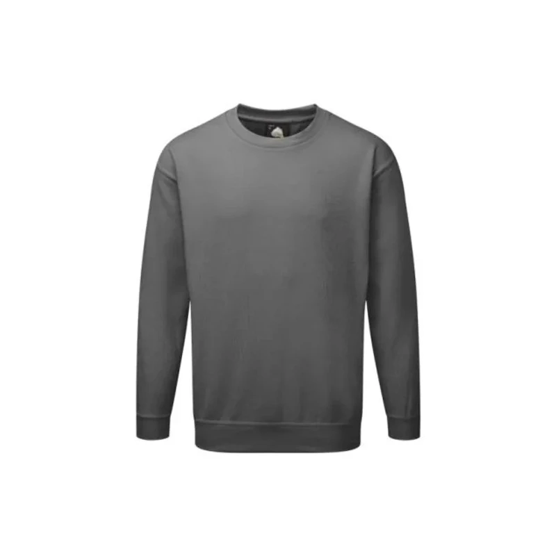 Orn Grey 35% Cotton, 65% Polyester Unisex Work Sweatshirt M 1250-15/G/M