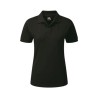 Orn Wren Ladies Short Sleeved Black Cotton, Polyester Premium Polo Shirt 117 cm 1160-10/B/18