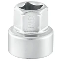 Facom 12 mm Standard Socket Square Drive 1/4 in, Satin Chrome Finish, 18mm Overall Length R.12HX