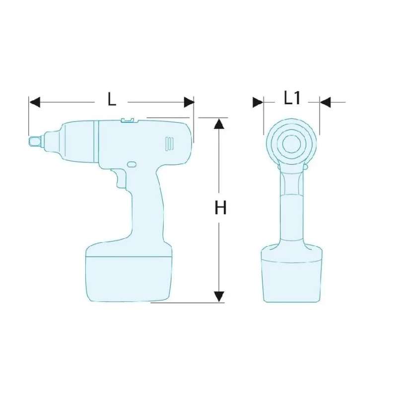 Facom 1/2 in 18V Cordless Body Only Impact Wrench Brushless Motor 1625Nm CL3.CH18SD