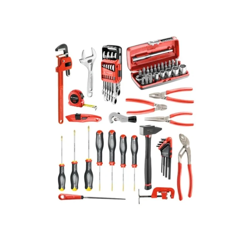 Facom 67 Piece Plumber Tool Kit with Foam Inlay CM.200A