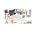 Facom 165 Piece Mechanical Tool Kit with Foam Trays, Drawer Roller Cabinet, and Drawer Chest JET6.M130A