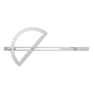 Facom Metric Bevel Protractor with Tempered Steel Blade 200 mm Blade Length DELA.1880.00