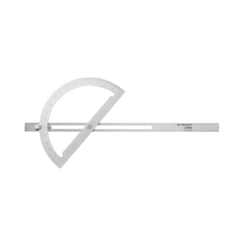 Facom Metric Bevel Protractor with Tempered Steel Blade 200 mm Blade Length DELA.1880.00
