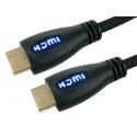 RS PRO 2 m 4K HDMI Cable Male HDMI to Male HDMI Blue 236-9090