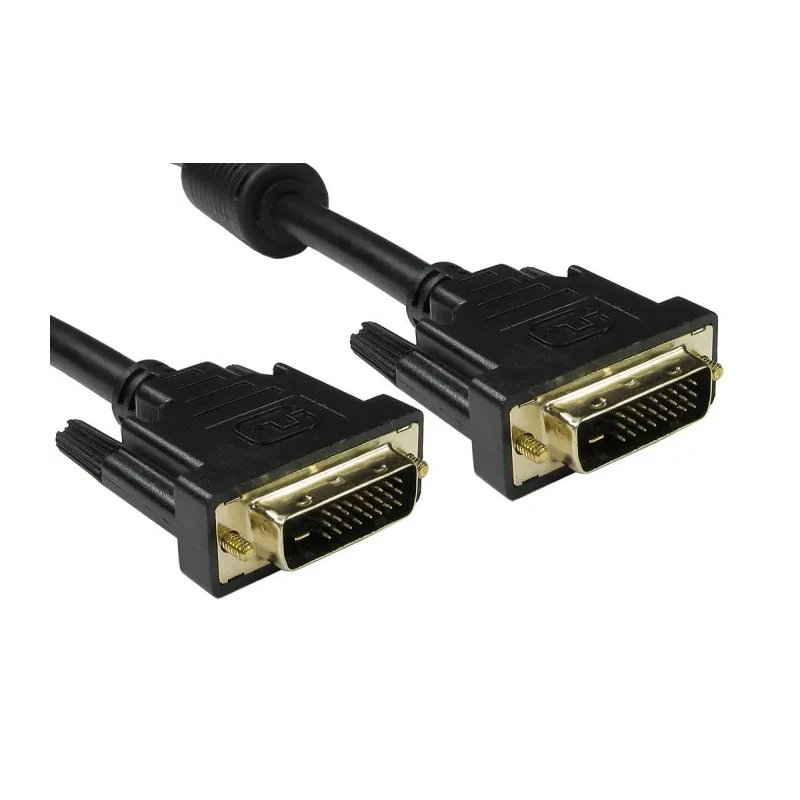 RS PRO Male DVI-D Dual Link to Male DVI-D Cable 20 m Polyvinyl Chloride Jacket Black 236-9112