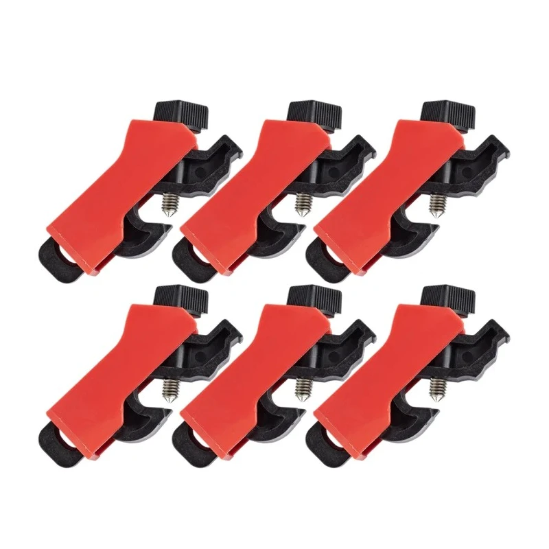 Brady Red 1-Lock Lockout Fibreglass Reinforced Nylon Miniature Circuit Breaker UNIVERSAL MINI CIRCUIT BREAKER LO 6/PAC