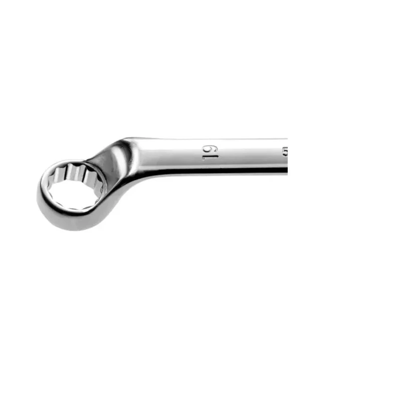 Facom Metric Offset Ring Spanner 30 x 32 mm, 360 mm Overall Length 12-Point Chrome Finish 55A.30X32