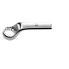 Facom Metric Offset Ring Spanner 30 x 32 mm, 360 mm Overall Length 12-Point Chrome Finish 55A.30X32