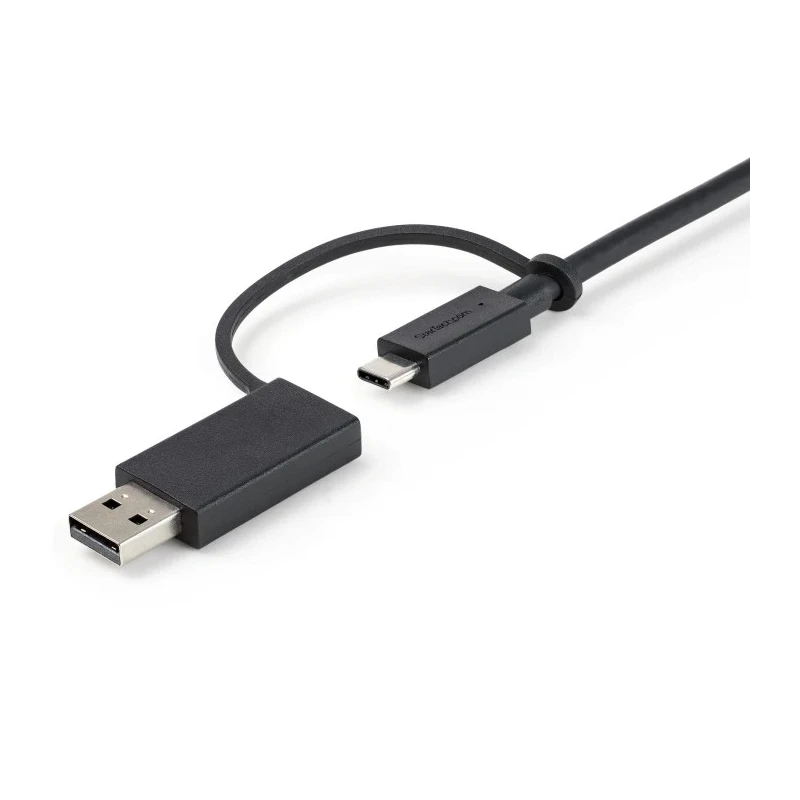 StarTech.com USB 3.2 Male USB Type C to Male USB Type A Cable, 1 m Length, Black PVC Jacket USBCCADP