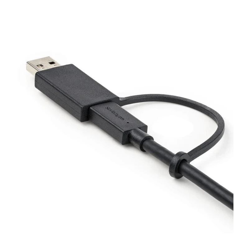 StarTech.com USB 3.2 Male USB Type C to Male USB Type A Cable, 1 m Length, Black PVC Jacket USBCCADP