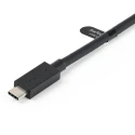StarTech.com USB 3.2 Male USB Type C to Male USB Type A Cable, 1 m Length, Black PVC Jacket USBCCADP