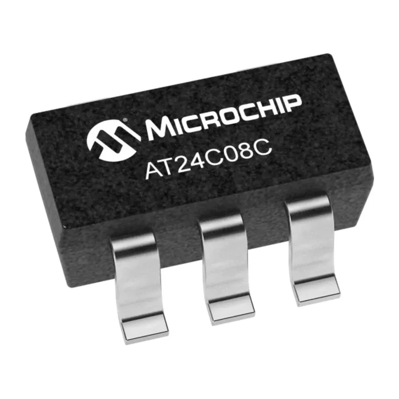 Microchip 8 kB Serial EEPROM 5-Pin SOT-23-5 Serial-I2C 1.7-5.5V 450ns AT24C08C-STUM-T