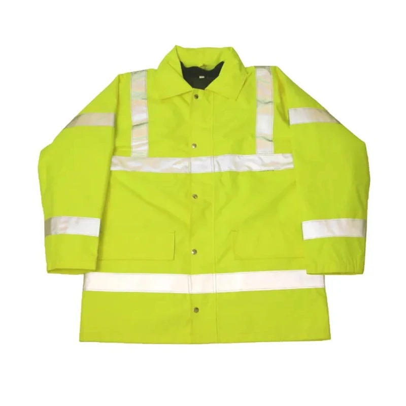 Orbit International Yellow Unisex Hi Vis Jacket HV10, XL, Hooded, Polyester Lined, EN 471 Class 3 Conformity