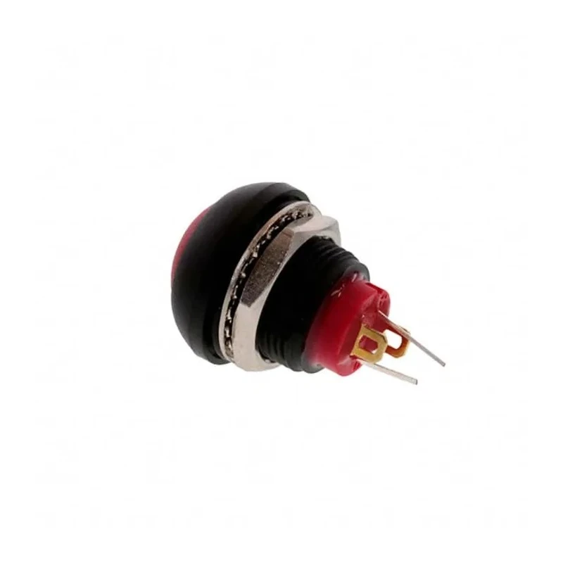 TE Connectivity PB6 Series Illuminated Push Button Switch, On-Off, Panel Mount, 1 NO Contact, Red LED, IP68 PB6B2FM3M1CAL03