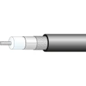 Huber+Suhner Flexible RF Coaxial Cable 50 Ω, Black, Unterminated, 10.25mm Outside Diameter SPUMA_400-RS-FR