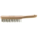 Facom 60 mm Steel Wire Hand Brush with Wood Handle, 280 mm Length, Model 270A.MA